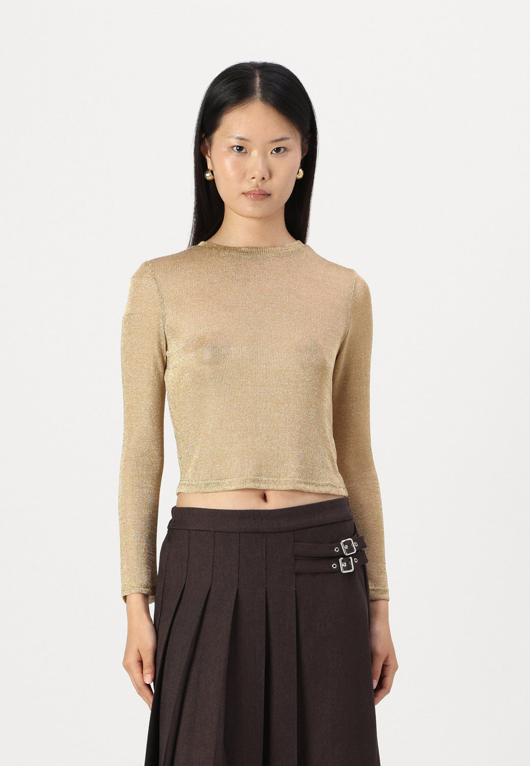 T-shirt ONLY da DONNA - Gold Colour