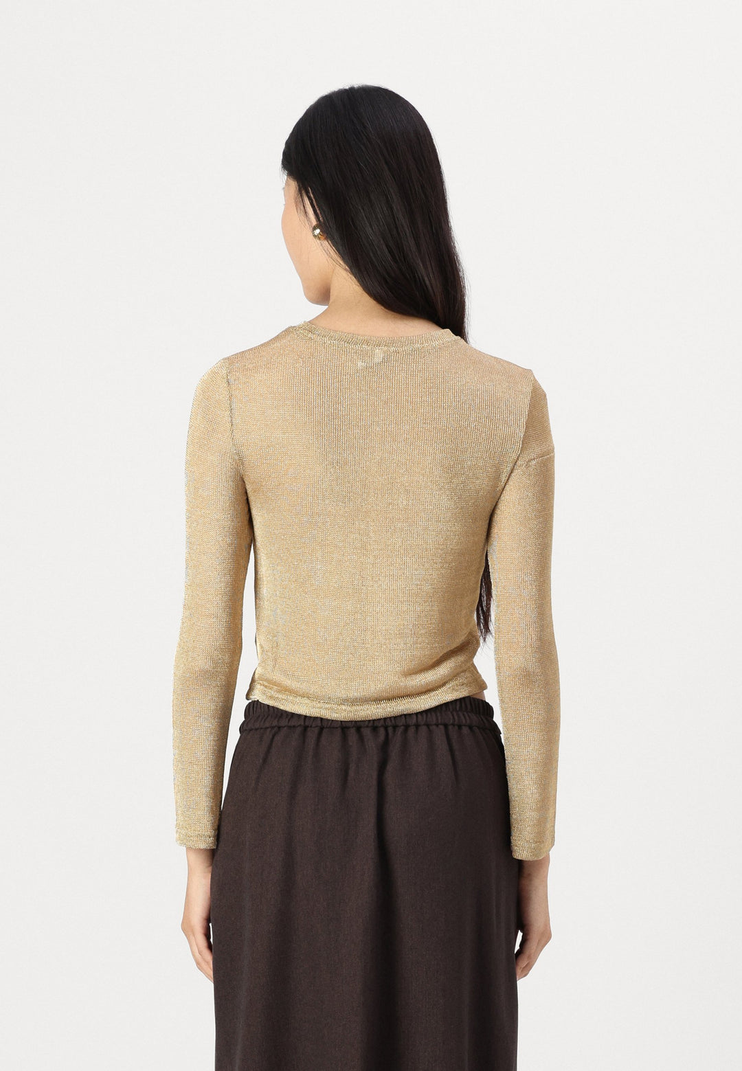 T-shirt ONLY da DONNA - Gold Colour