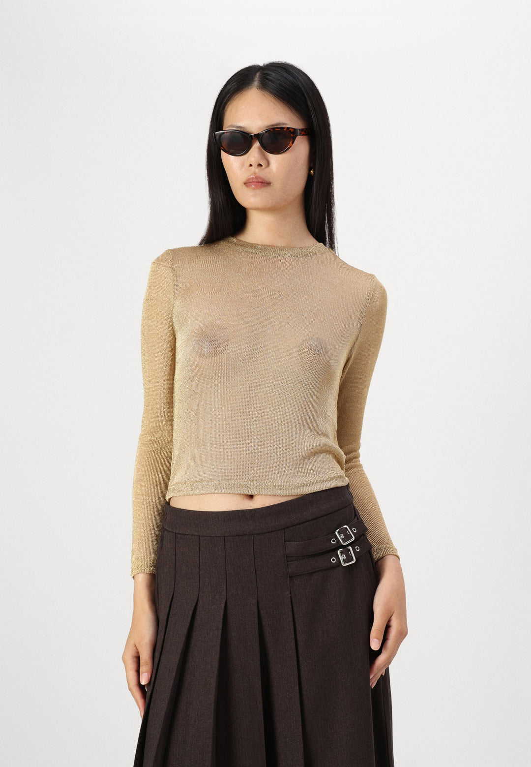 T-shirt ONLY da DONNA - Gold Colour