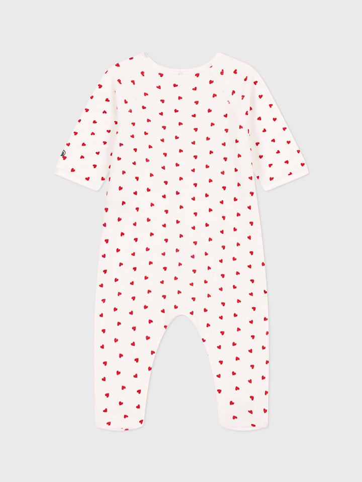 Tutina PETIT BATEAU da NEONATI - MARSHMALLOW/TERKUIT