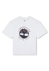 T-shirt TIMBERLAND da BAMBINO - Bianco