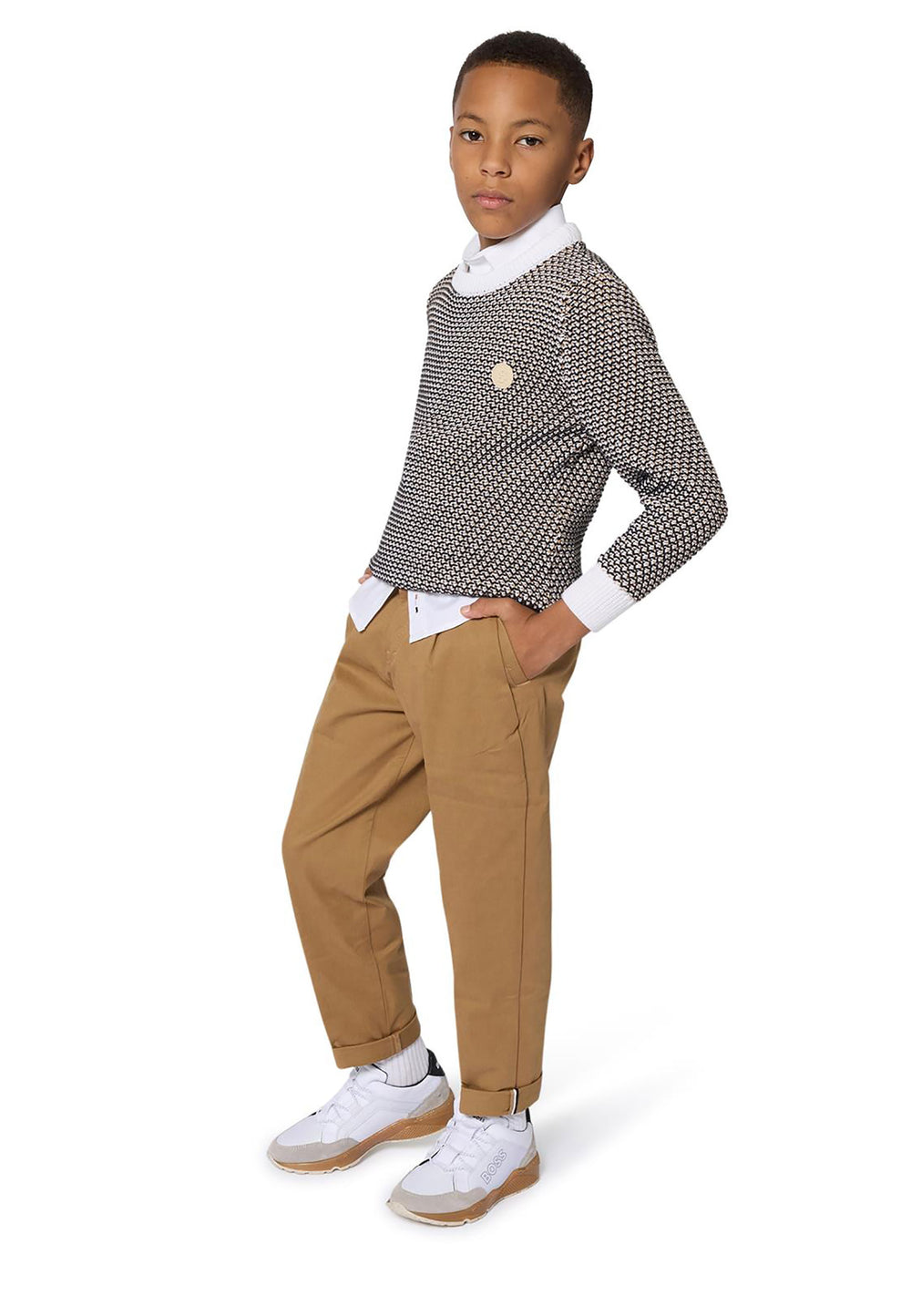 BOSS Pantalone BOSS da BAMBINO - Marrone