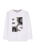 T-shirt BOSS da BAMBINO - Bianco