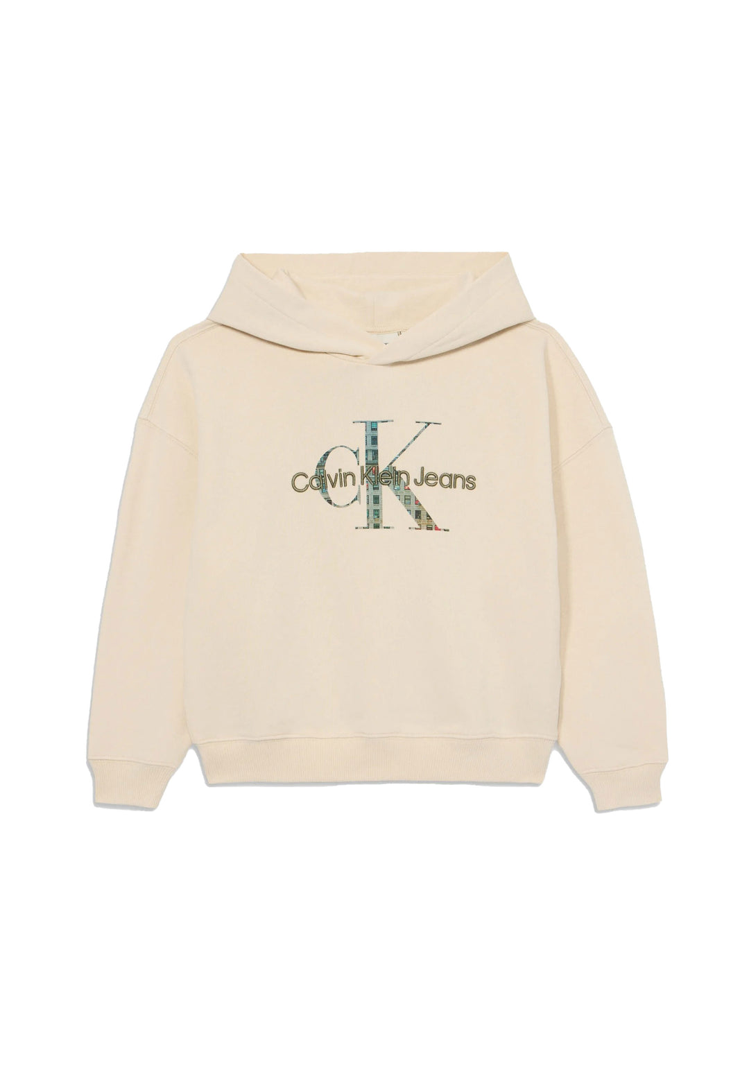 CALVIN KLEIN JEANS Felpa CALVIN KLEIN JEANS da BAMBINO - Whitecap Gray