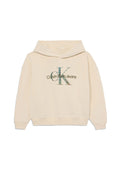Felpa CALVIN KLEIN JEANS da BAMBINO - Whitecap Gray