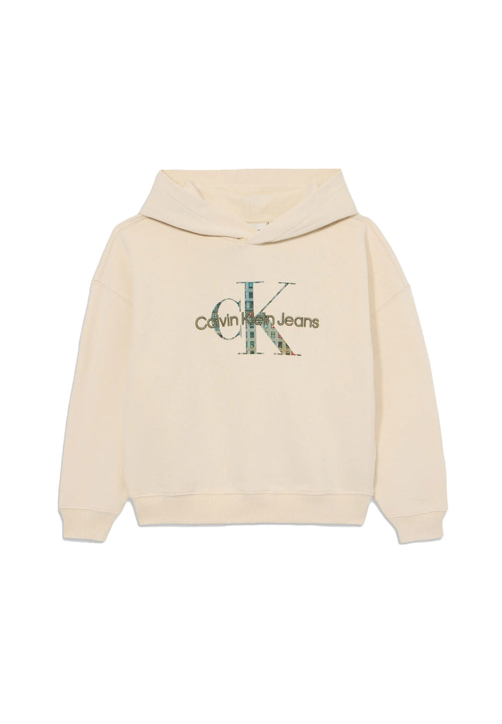 CALVIN KLEIN JEANS Felpa CALVIN KLEIN JEANS da BAMBINO - Whitecap Gray