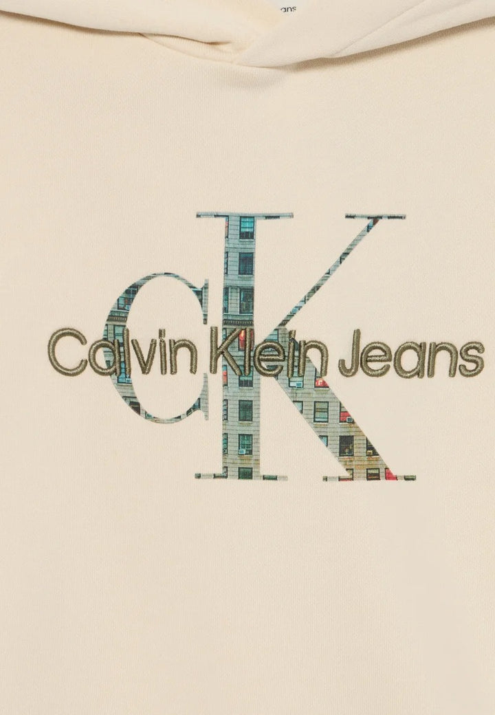 CALVIN KLEIN JEANS Felpa CALVIN KLEIN JEANS da BAMBINO - Whitecap Gray