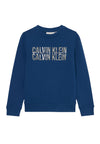 CALVIN KLEIN JEANS Felpa CALVIN KLEIN JEANS da BAMBINO - Blue Jean