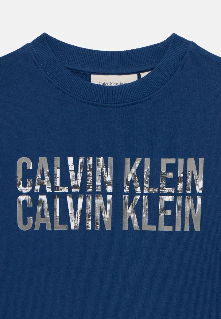 CALVIN KLEIN JEANS Felpa CALVIN KLEIN JEANS da BAMBINO - Blue Jean