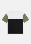 CALVIN KLEIN JEANS T-shirt CALVIN KLEIN JEANS da BAMBINO - Ck Black/ Dusty Olive/ White