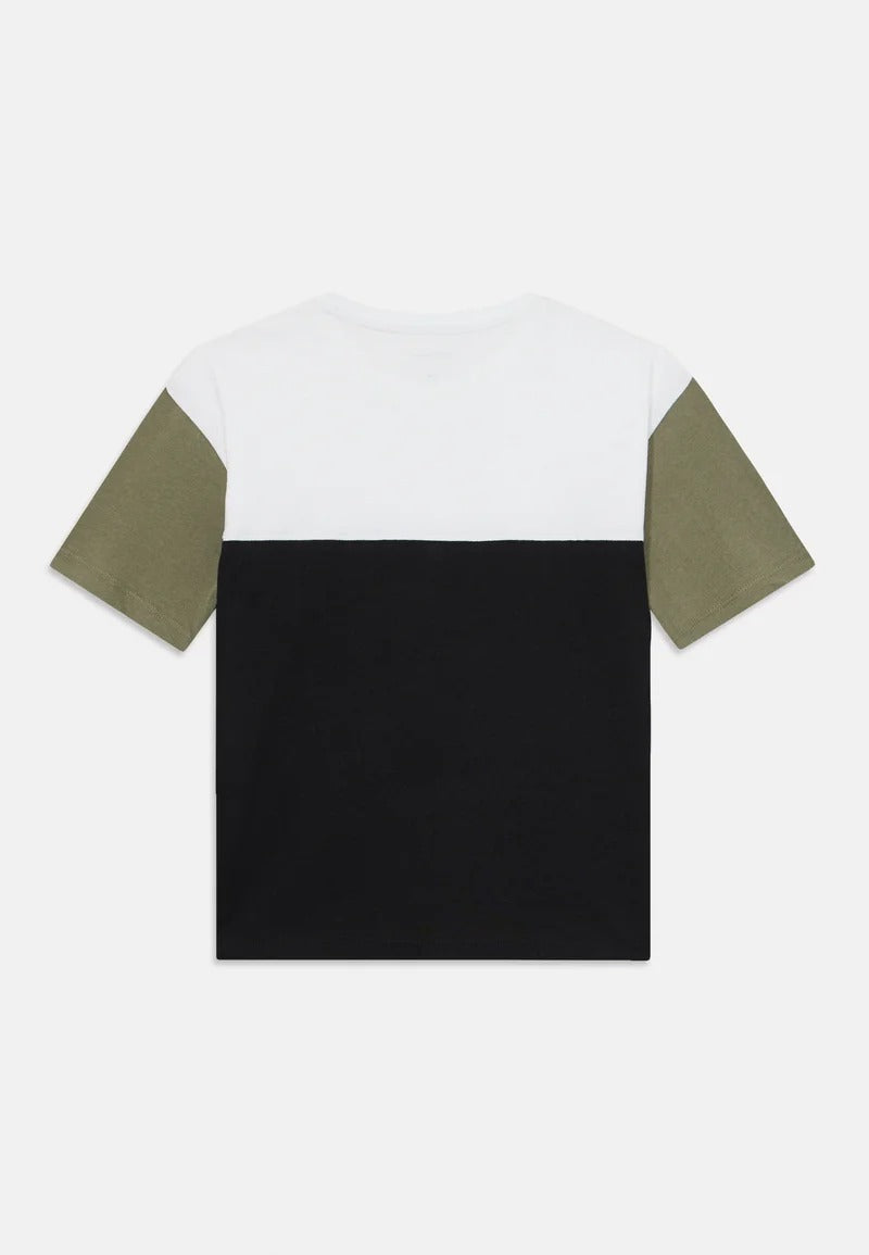 CALVIN KLEIN JEANS T-shirt CALVIN KLEIN JEANS da BAMBINO - Ck Black/ Dusty Olive/ White