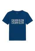 T-shirt CALVIN KLEIN JEANS da BAMBINO - Blue Jean
