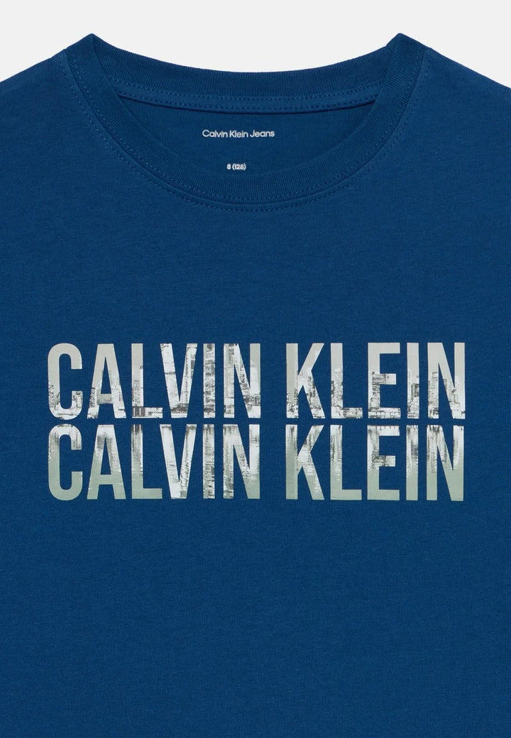 CALVIN KLEIN JEANS T-shirt CALVIN KLEIN JEANS da BAMBINO - Blue Jean