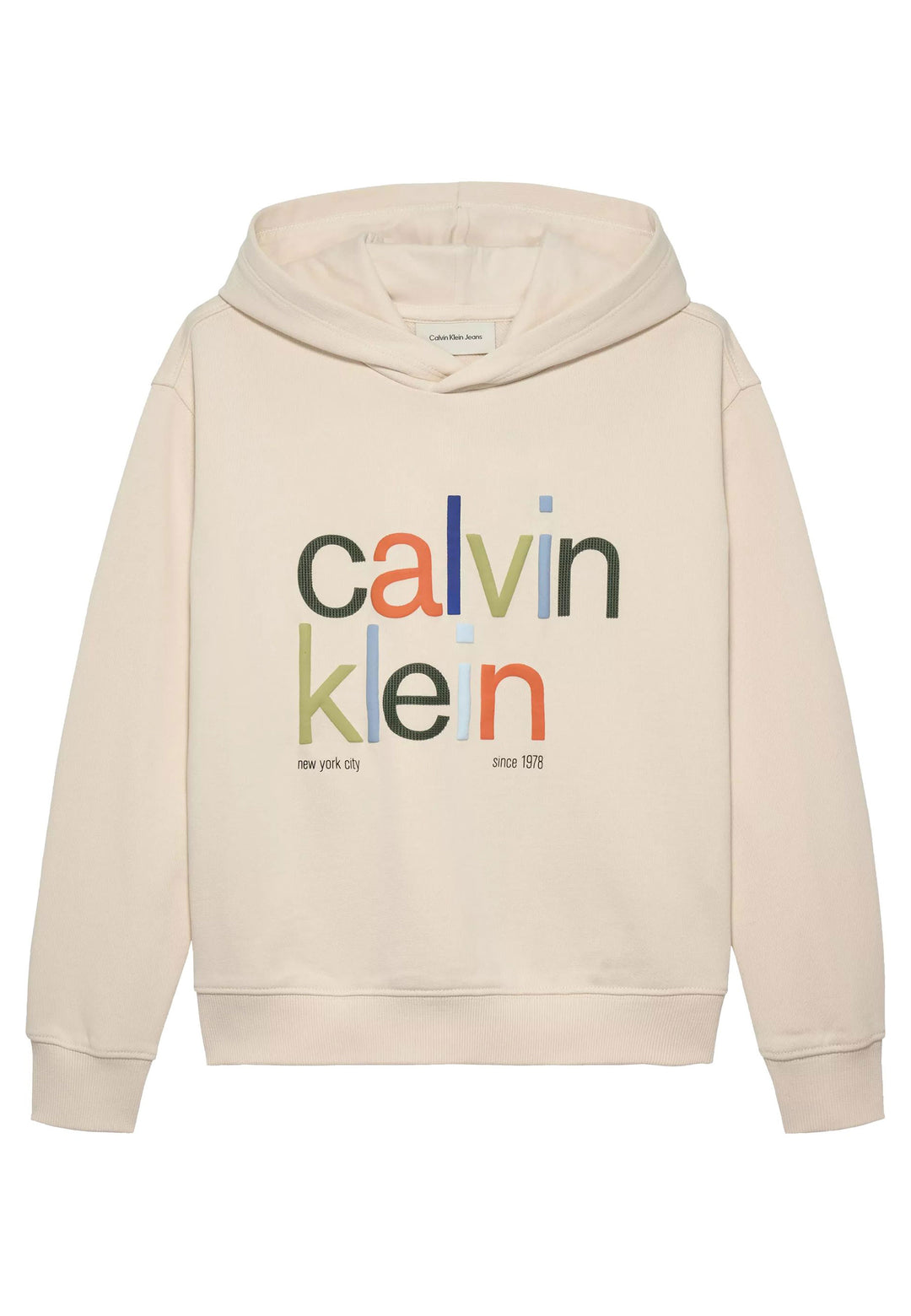CALVIN KLEIN JEANS Felpa CALVIN KLEIN JEANS da BAMBINO - Whitecap Gray