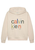 Felpa CALVIN KLEIN JEANS da BAMBINO - Whitecap Gray