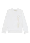 CALVIN KLEIN JEANS Felpa CALVIN KLEIN JEANS da BAMBINO - Bright White