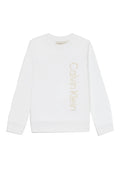 Felpa CALVIN KLEIN JEANS da BAMBINO - Bright White