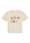 CALVIN KLEIN JEANS T-shirt CALVIN KLEIN JEANS da BAMBINO - Whitecap Gray