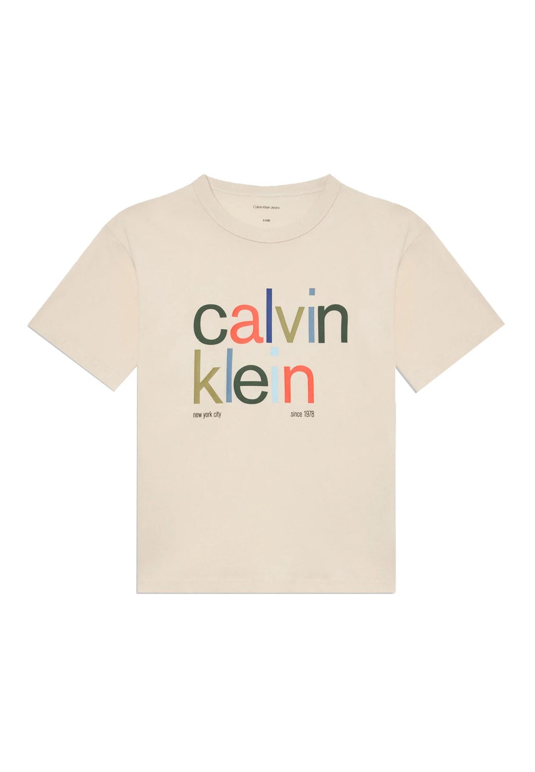 CALVIN KLEIN JEANS T-shirt CALVIN KLEIN JEANS da BAMBINO - Whitecap Gray