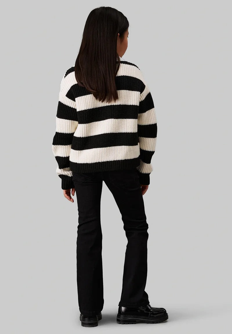 CALVIN KLEIN JEANS Jeans CALVIN KLEIN JEANS da BAMBINA - Essential Black Stretch