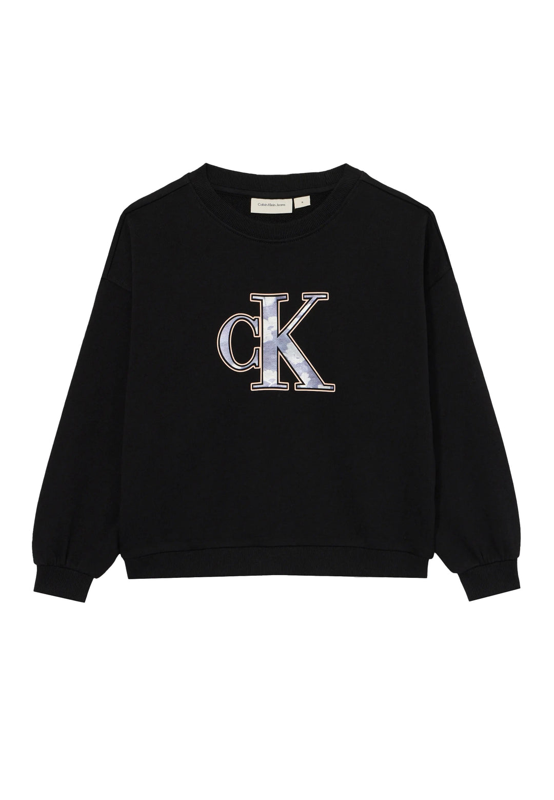 CALVIN KLEIN JEANS Felpa CALVIN KLEIN JEANS da BAMBINA - Ck Black