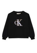 Felpa CALVIN KLEIN JEANS da BAMBINA - Ck Black