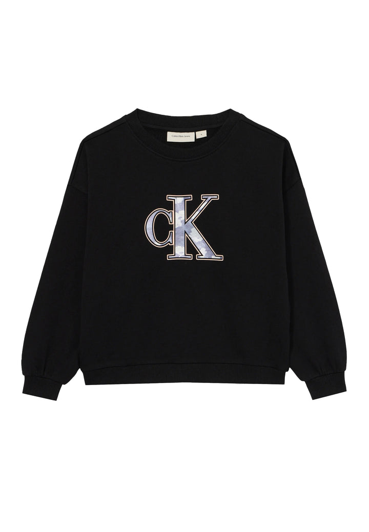 CALVIN KLEIN JEANS Felpa CALVIN KLEIN JEANS da BAMBINA - Ck Black