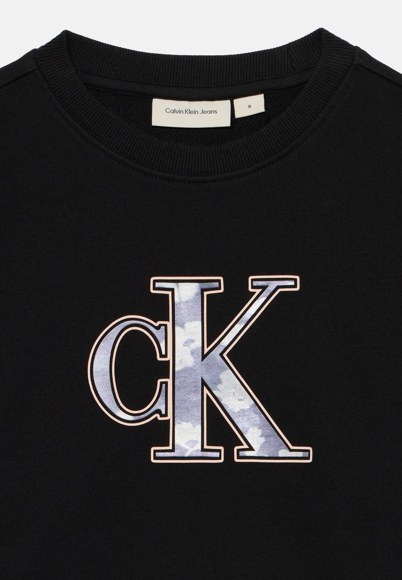 CALVIN KLEIN JEANS Felpa CALVIN KLEIN JEANS da BAMBINA - Ck Black