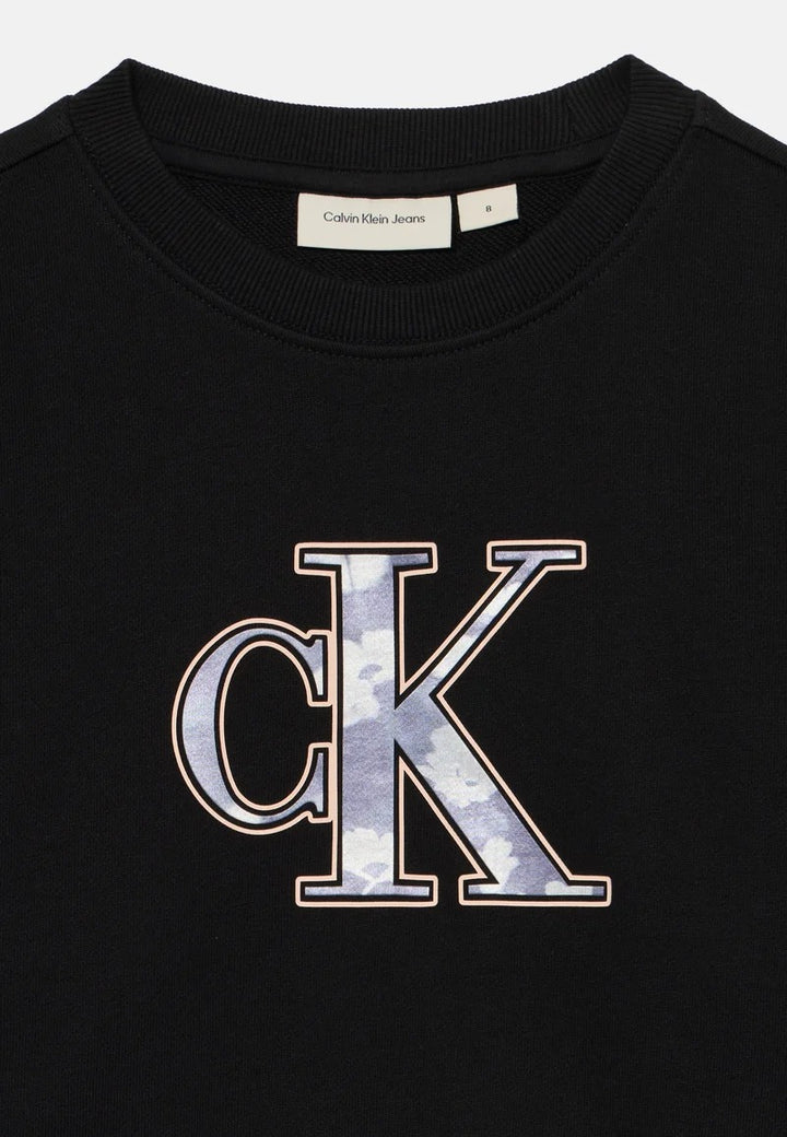 CALVIN KLEIN JEANS Felpa CALVIN KLEIN JEANS da BAMBINA - Ck Black