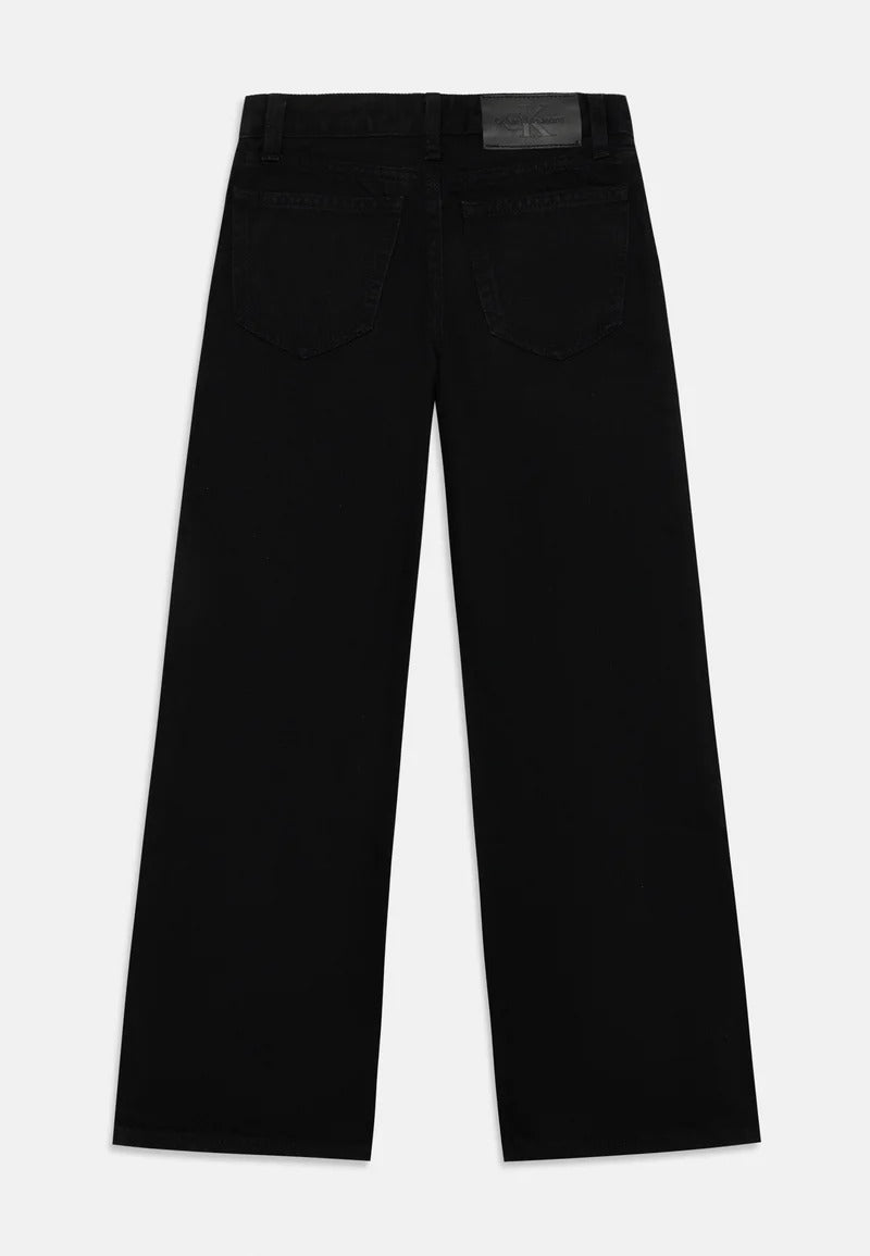 CALVIN KLEIN JEANS Jeans CALVIN KLEIN JEANS da BAMBINA - Clean Black Rgd