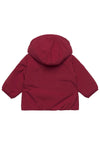 K-WAY Giubbotto K-WAY da BAMBINI - RED SYRAH - GREY GOAT