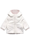 K-WAY Giubbotto K-WAY da BAMBINI - ROSE HUSHED - WHITE GARDENIA