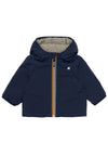 K-WAY Giubbotto K-WAY da BAMBINI - BLUE DEPTH - GREEN OAK