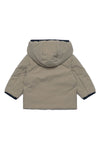 K-WAY Giubbotto K-WAY da BAMBINI - BLUE DEPTH - GREEN OAK