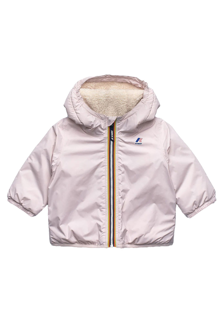 K-WAY Giubbotto K-WAY da BAMBINI - ROSE HUSHED