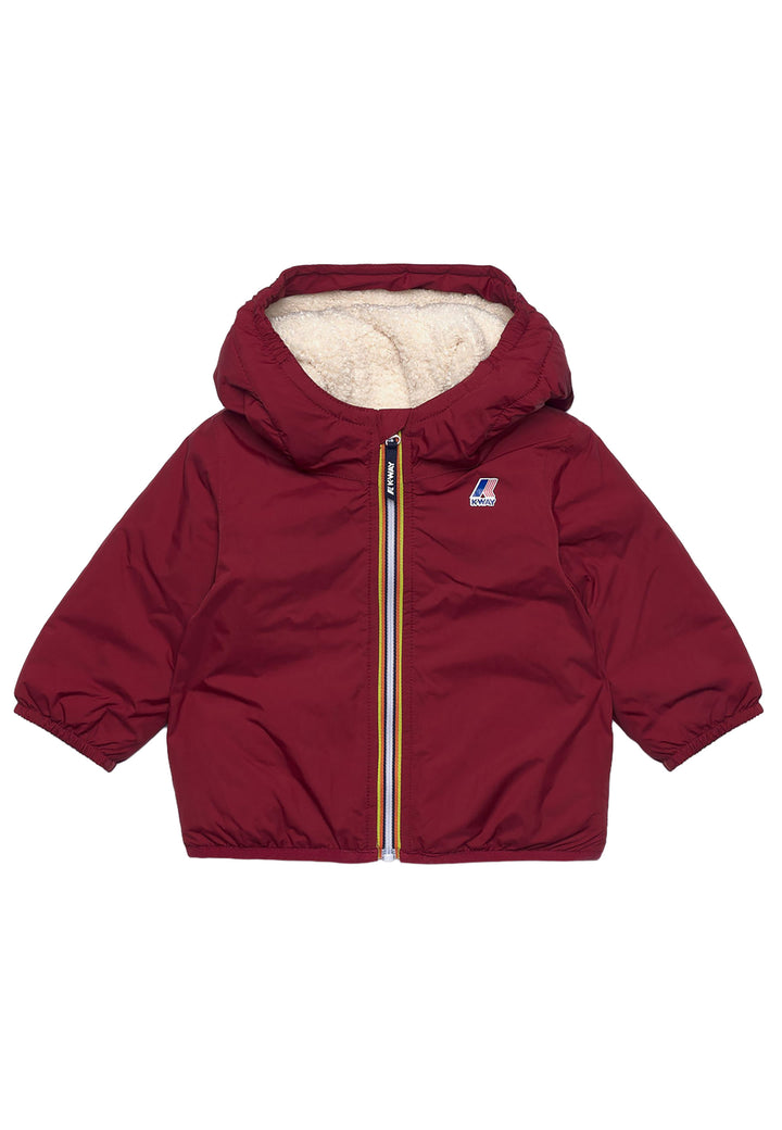 K-WAY Giubbotto K-WAY da BAMBINI - Red syrah
