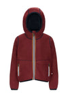 K-WAY Giubbotto K-WAY da BAMBINO - BLUE DEPTH - RED SYRAH