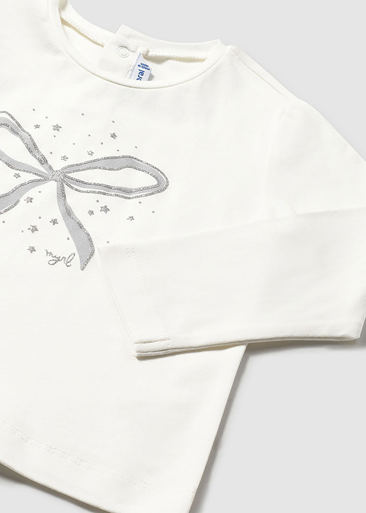 MAYORAL T-shirt MAYORAL da BAMBINA - Panna