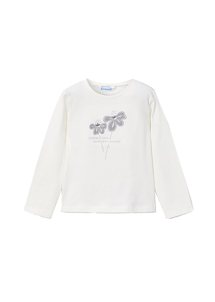 MAYORAL T-shirt MAYORAL da BAMBINA - Panna