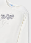 MAYORAL T-shirt MAYORAL da BAMBINA - Panna