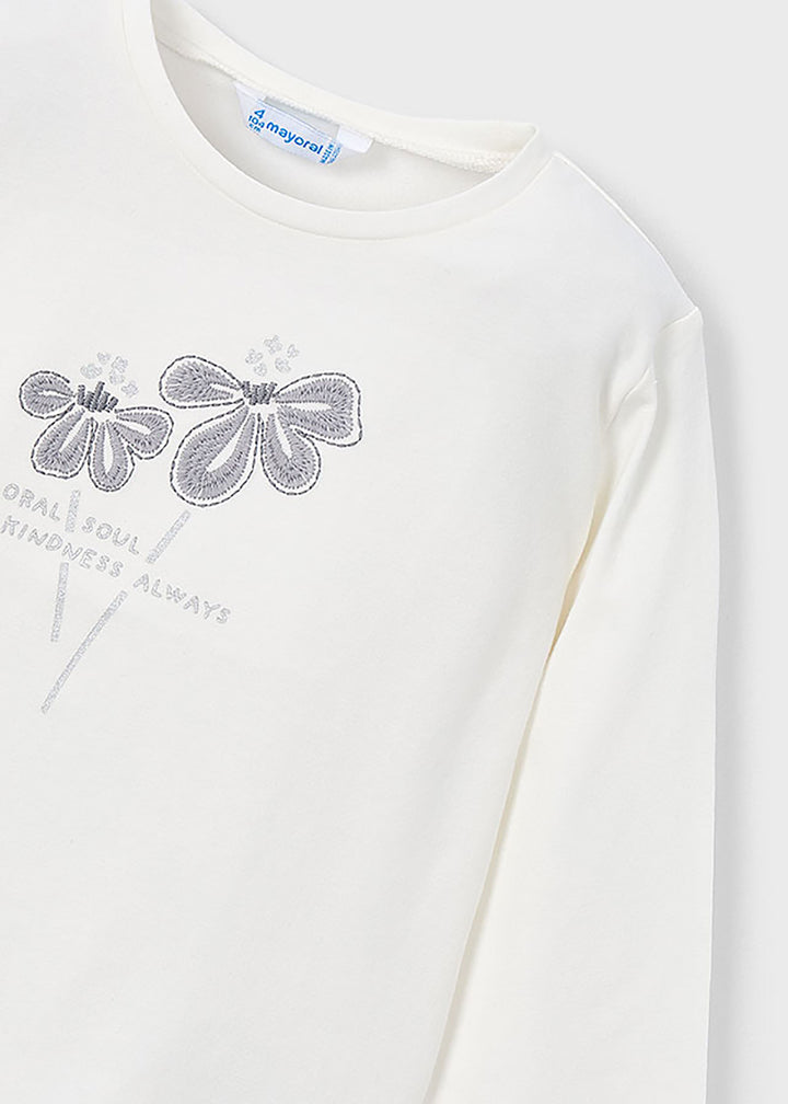 MAYORAL T-shirt MAYORAL da BAMBINA - Panna