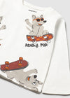 MAYORAL T-shirt MAYORAL da BAMBINO - Panna