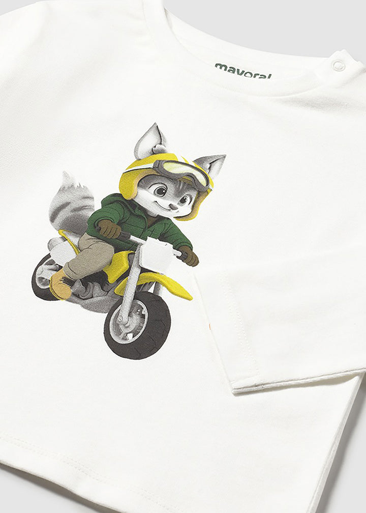 MAYORAL T-shirt MAYORAL da BAMBINO - Panna