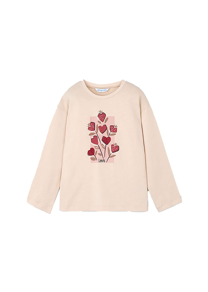 MAYORAL T-shirt MAYORAL da BAMBINA - Mandorla