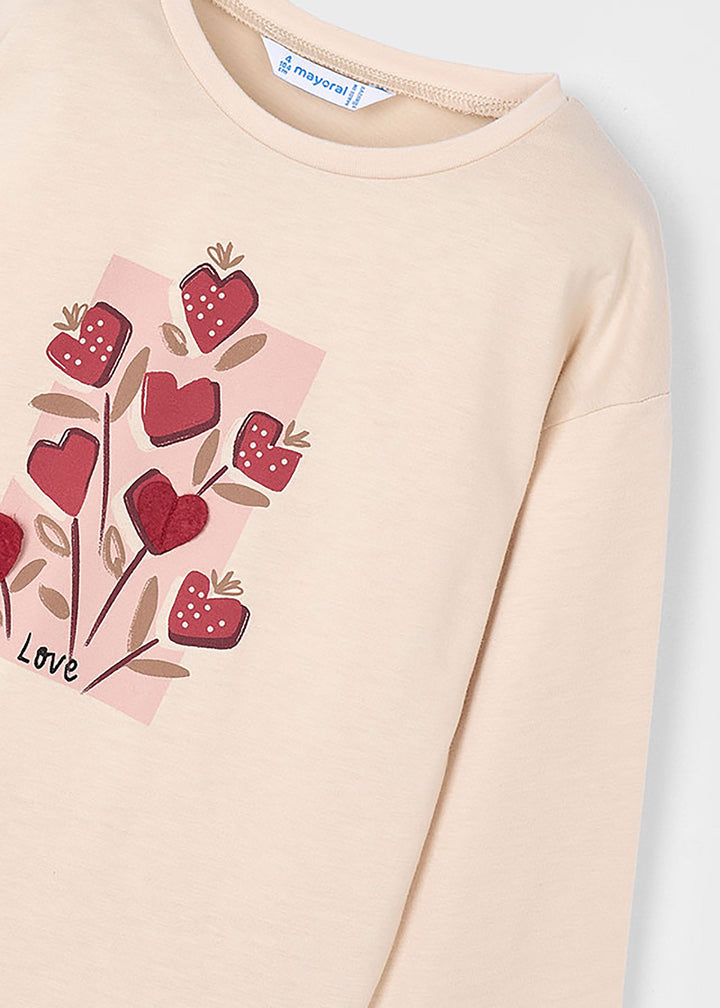 MAYORAL T-shirt MAYORAL da BAMBINA - Mandorla