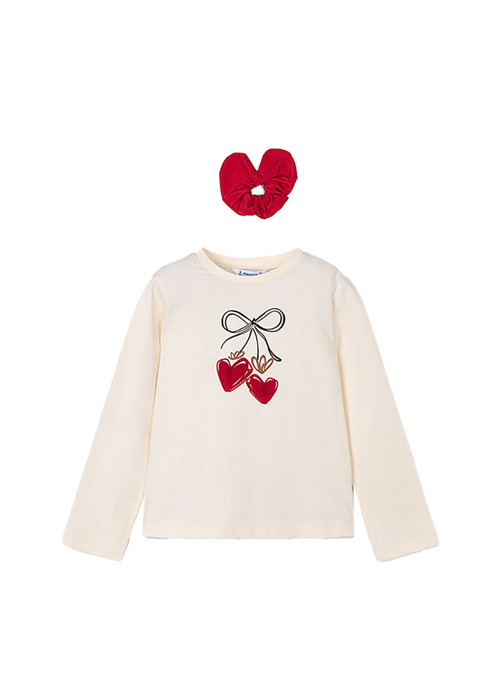 MAYORAL T-shirt MAYORAL da BAMBINA - Mac-rosso