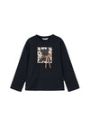 T-shirt MAYORAL da BAMBINA - Nero