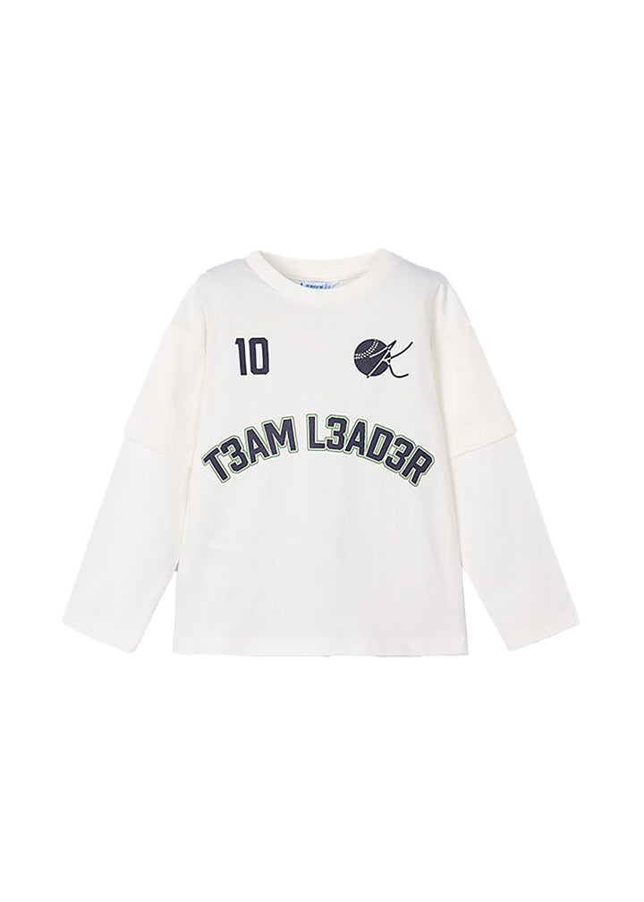 MAYORAL T-shirt MAYORAL da BAMBINO - Panna