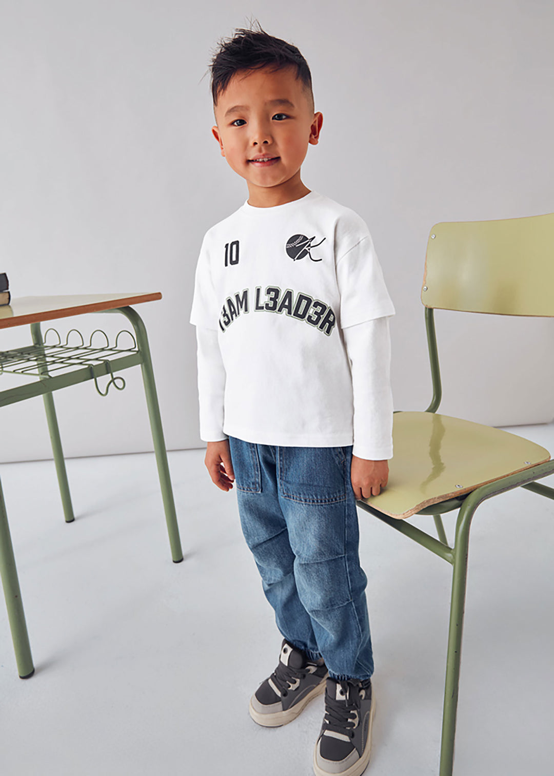 MAYORAL T-shirt MAYORAL da BAMBINO - Panna