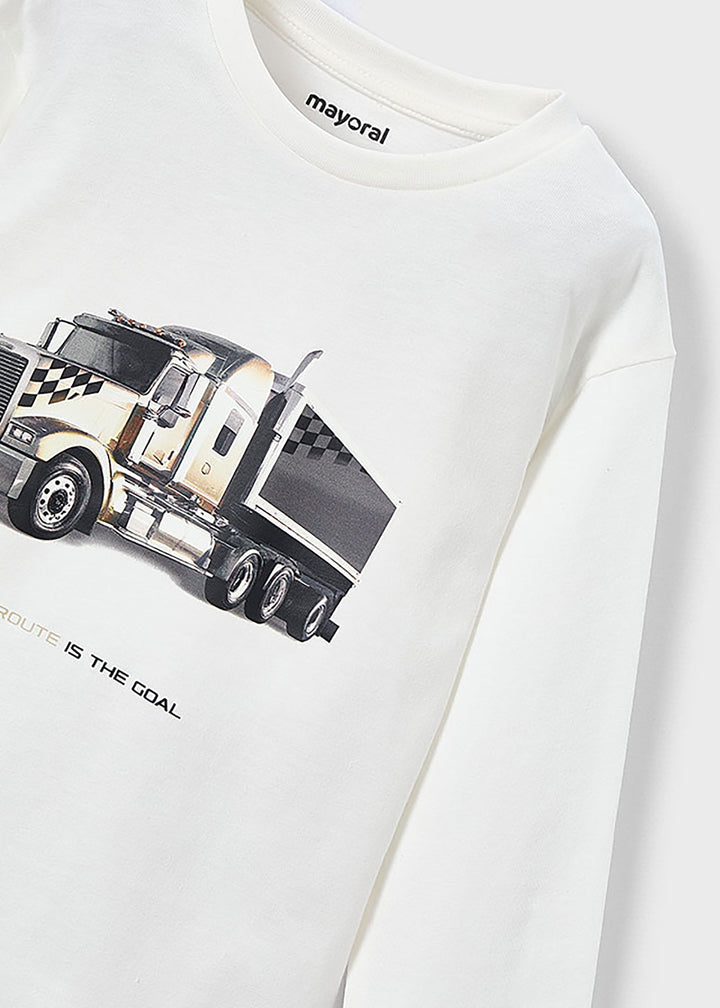 MAYORAL T-shirt MAYORAL da BAMBINO - Panna